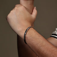 Triple-Ridge Oxidised Kada