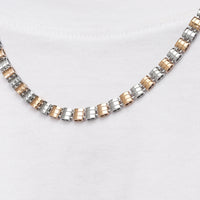 Ribbed Dual Tone Chain