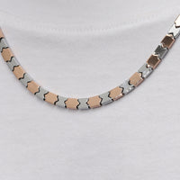 Shield Edge Dual Tone Chain