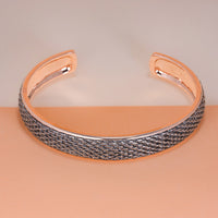 Oxidised Weave Kada