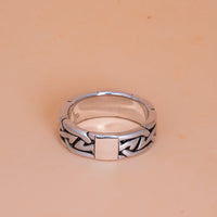 Black Weave Detail Band